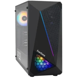 Корпус ExeGate EVO-8225-EVO800 Черный EX296073RUS Игровые, Mid-Tower