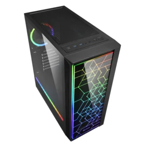Корпус Sharkoon RGB LIT100 Игровые, Mid-Tower