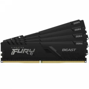 ОЗУ Kingston Fury Beast KF436C18BBK4/64 DIMM, DDR4, 64 Гб (4 х 16 Гб), 3600 МГц