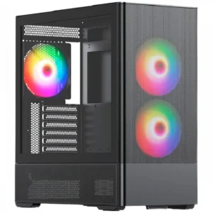 Корпус HSPD M712 Black ARGB M712-TGBK-ARGB Игровые, Mid-Tower
