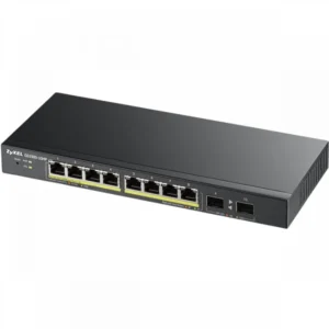 Коммутатор Zyxel GS1900-10HP-EU0102F 1000 Base-TX (1000 мбит/с), 2 SFP порта