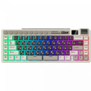 Клавиатура Royal Kludge M70 Mokko Grey (Beige Switch) 6935280827129 Беспроводная, Bluetooth