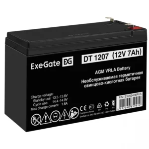 Сменные аккумуляторы АКБ для ИБП ExeGate DT 1207 ES252436RUS 12 В