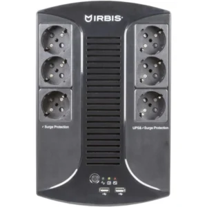 Источник бесперебойного питания Irbis UPS Personal plus 800VA 480W ISBR800E Линейно-интерактивные, Напольный (Tower), 800 ВА, 480 Вт
