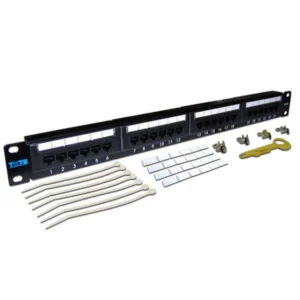 Патч-панель LANMASTER 24 порта, UTP, кат.5E TWT-PP24UTP 24 порта, UTP, Cat. 5