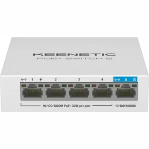 Коммутатор Keenetic KN-4610 1000 Base-T (1000 мбит/с)