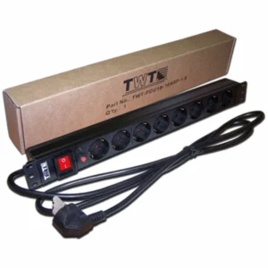 Распределитель питания LANMASTER Блок розеток 19 TWT-PDU19-10A8P-3.0