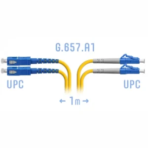 Оптический патч-корд SNR SNR-PC-LC/UPC-SC/UPC-DPX-A-1m