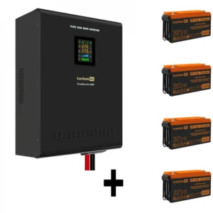 Источник бесперебойного питания ExeGate EX296004RUS + батарея 65Aч EX282982RUS 4шт EX296664RUS Линейно-интерактивные, Напольный (Tower), 5000 ВА, 3500 Вт