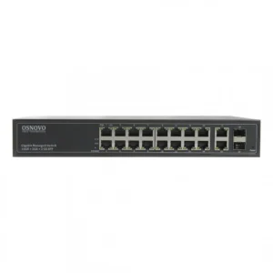 Коммутатор OSNOVO SW-71802 SW-71802/L 1000 Base-T (1000 мбит/с), 2 SFP порта