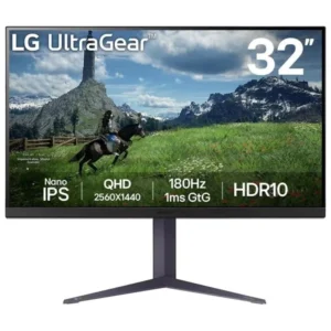 Монитор LG 32GS85Q-B 31.5 ", IPS, Quad HD 2560x1440 (16:9), 180 Гц