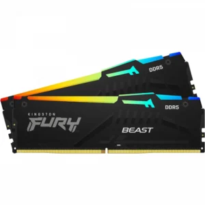 ОЗУ Kingston 2x32GB KF552C40BBAK2-64 DIMM, DDR5, 64 Гб (2 х 32 Гб), 5200 МГц
