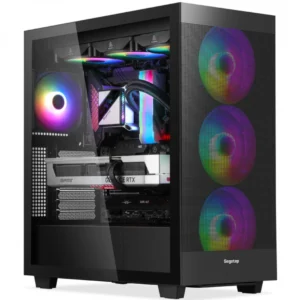 Корпус Segotep Memphis-Flow Glass Memphics-Flow Glass Игровые, Mid-Tower