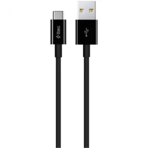 Кабель интерфейсный Ttec Кабель Type C Charge / Data Cable 2.0 Black 2DK12S