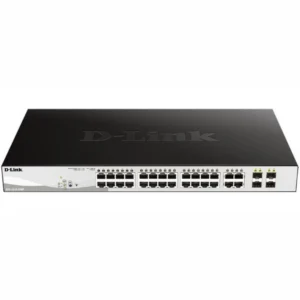 Коммутатор D-link DGS-1210-28MP/F3A 1000 Base-T (1000 мбит/с), 4 SFP порта