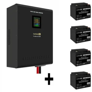 Источник бесперебойного питания ExeGate EX296004RUS + батарея 40Aч EX282976RUS 4шт EX296658RUS Линейно-интерактивные, 5000 ВА, 3500 Вт