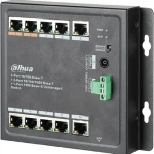 Коммутатор Dahua DH-PFS3111-8ET-96-F 1000 Base-T (1000 мбит/с), 1 SFP порт