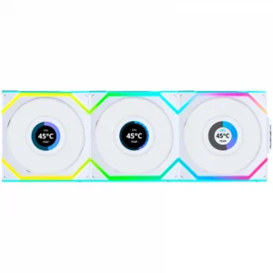 Система охлаждения Lian Li UNI FAN SL WIRELESS LCD Reverse Blade 3x120mm White G99.12RSLLCD1W3W.00 Для системного блока