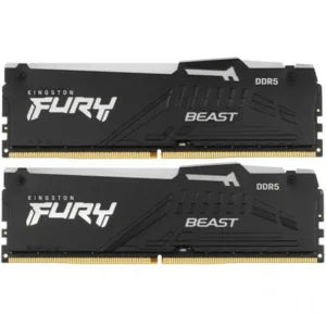 ОЗУ Kingston Fury Beast RGB KF556C36BBEAK2-64 DIMM, DDR5, 64 Гб (2 х 32 Гб), 5600 МГц