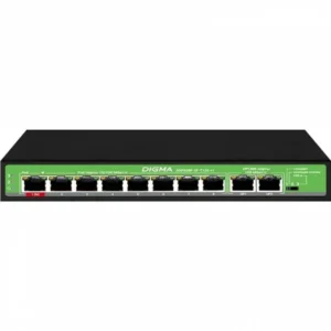 Коммутатор Digma DSP208F-2F-T120 V1 100 Base-T (100 мбит/с)