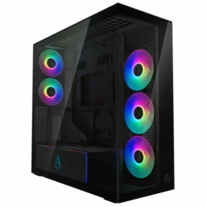 Корпус ARCTIC Xtender VG Mirror Black ACPCC00019A Игровые, Mid-Tower