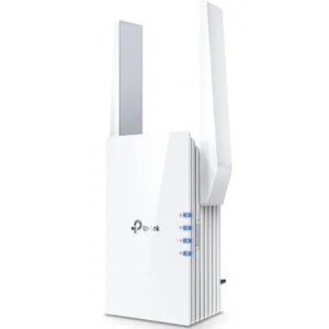 Усилитель сигнала Wi-Fi TP-Link RE505X 10/100/1000 Base-TX (1000 мбит/с), Wi-Fi 6 (802.11a / b / g / n / ac / ax), с внешней антенной
