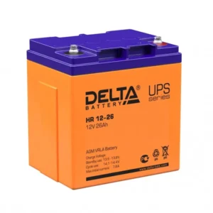 Сменные аккумуляторы АКБ для ИБП Delta Battery HR 12-26 12 В