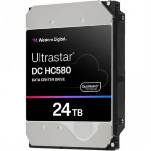 Серверный жесткий диск Western Digital 24Tb SATA-III WD Ultrastar DC HC580 WUH722424ALE6L4 3,5 LFF, 24 ТБ, SATA