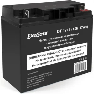 Сменные аккумуляторы АКБ для ИБП ExeGate DT 1217 EX285954RUS 12 В