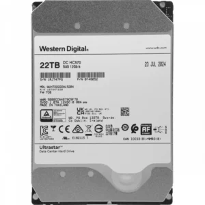 Серверный жесткий диск Western Digital Ultrastar DC HC570 WUH722222AL5204 3,5 LFF, 22 ТБ, SAS