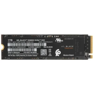 Жесткий диск Western Digital Black SN850X WDS100T2X0E-00BCA0 SSD (твердотельные), 1 ТБ, M.2, PCIe