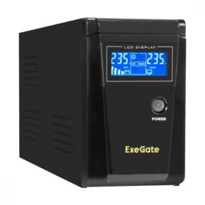 Источник бесперебойного питания ExeGate SineTower SZ-600.LCD.AVR.1SH EX295986RUS Линейно-интерактивные, Напольный (Tower), 600 ВА, 360 Вт