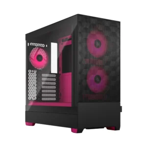 Корпус FRACTAL DESIGN Pop Air RGB Magenta TG Clear Tint FD-C-POR1A-03 Игровые, Mid-Tower