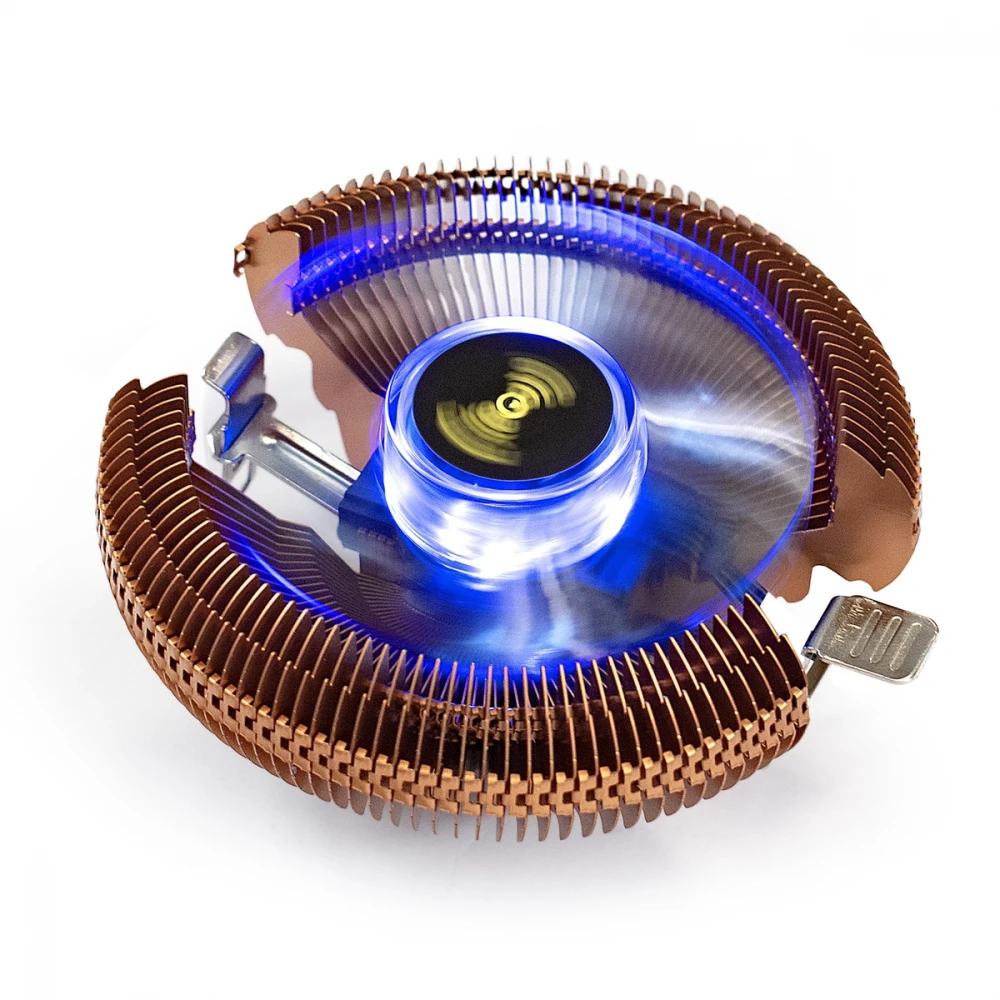 Система охлаждения ExeGate Wizard EE91-PWM.Cu.BLUE EX286154RUS Для системного блока