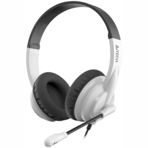 Наушники A4Tech HU-10 HU-10/USB/BLACK+WHITE