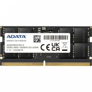 ОЗУ ADATA 32 Гб AD5S480032G-S SO-DIMM, DDR5, 32 Гб, 4800 МГц
