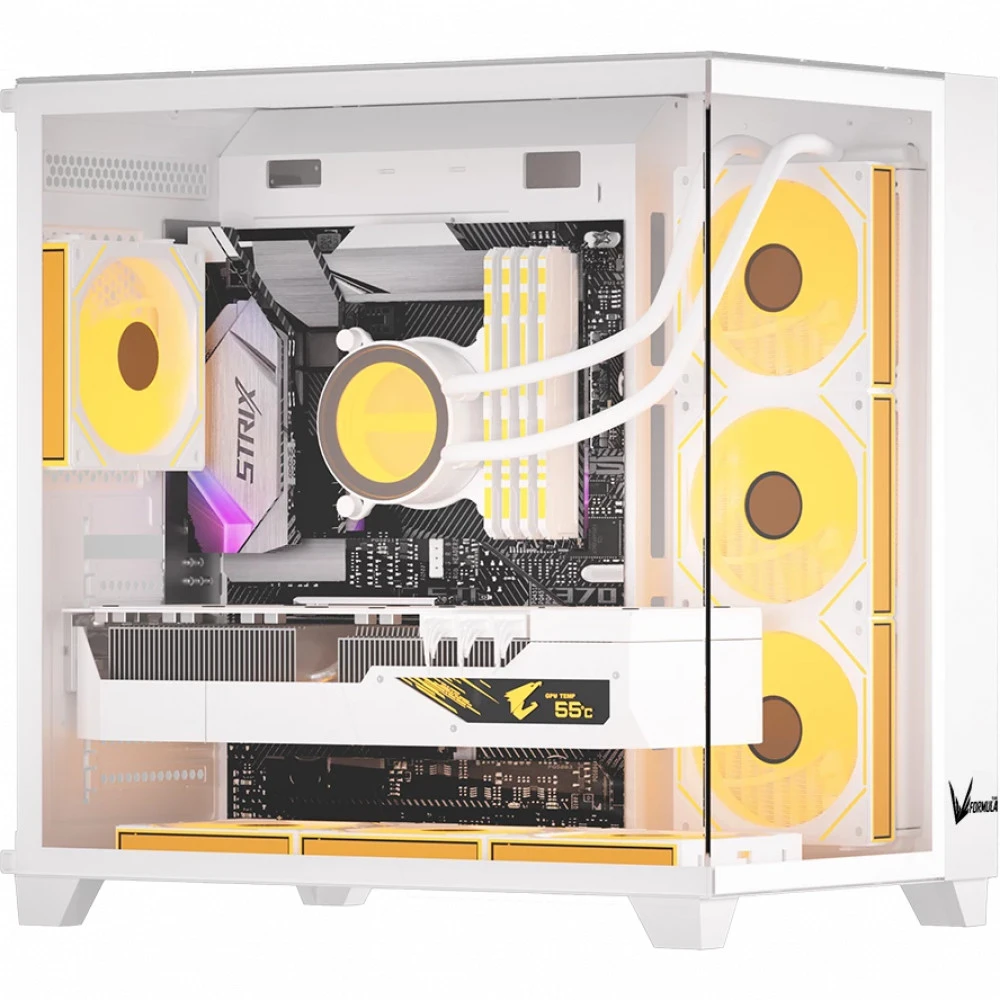 Корпус Formula Crystal Z9 White CRYSTAL Z9 W Игровые, Mid-Tower