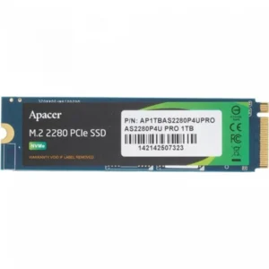Жесткий диск Apacer AS2280P4U PRO AP1TBAS2280P4UPRO-1 SSD (твердотельные), 1 ТБ, M.2