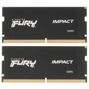 ОЗУ Kingston FURY Impact KF548S38IBK2-32 SO-DIMM, DDR5, 32 Гб (2 х 16 Гб), 4800 МГц