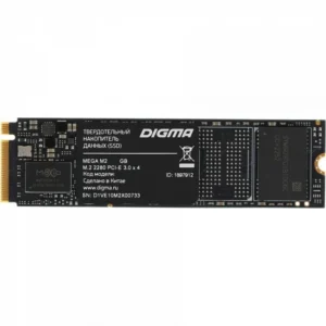 Жесткий диск Digma Mega M2 DGSM3512GM23T SSD (твердотельные), 512 ГБ, M.2, PCIe