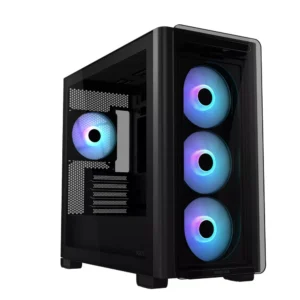 Корпус Asus A23 PLUS TG ARGB BLACK Игровые, Mini-Tower