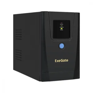 Источник бесперебойного питания ExeGate SpecialPro UNB-1000.LED.AVR.1SH.2C13 EX292781RUS Линейно-интерактивные, Напольный (Tower), 1000 ВА, 550 Вт