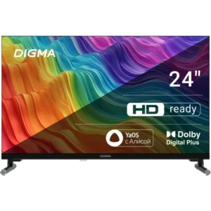 Телевизор Digma DM-LED24SBB32 24 ", Smart TV, Черный