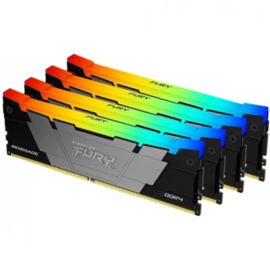 ОЗУ Kingston FURY Renegade RGB KF432C16RB12AK4/64 DDR4, 64 Гб (4 х 16 Гб), 3200 МГц