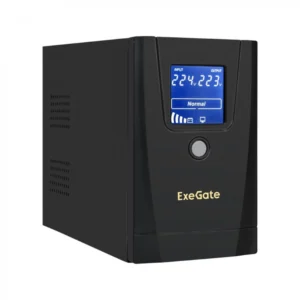 Источник бесперебойного питания ExeGate SpecialPro Smart LLB-650.LCD.AVR.1SH.2C13.RJ.USB EX292770RUS Линейно-интерактивные, Напольный (Tower), 650 ВА, 360 Вт