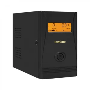 Источник бесперебойного питания ExeGate Smart ULB-800.LCD.AVR.4C13 EX292775RUS Линейно-интерактивные, Напольный (Tower), 800 ВА, 480 Вт