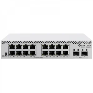 Коммутатор Mikrotik CSS318-16G-2S+IN 1000 Base-T (1000 мбит/с), 2 SFP порта