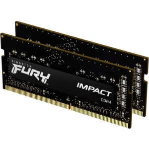 ОЗУ Kingston FURY Impact Gaming Memory 2/32 KF432S20IBK2/64 SO-DIMM, DDR4, 64 Гб (2 х 32 Гб), 3200 МГц