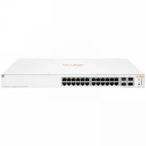 Коммутатор HPE Aruba Instant On 1930 24G Class4 PoE 4SFP/SFP+ 370W Switch JL684B 1000 Base-TX (1000 мбит/с), 4 SFP порта