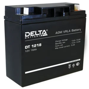 Сменные аккумуляторы АКБ для ИБП Delta DT 1218 18 Ач, 12В 12 В